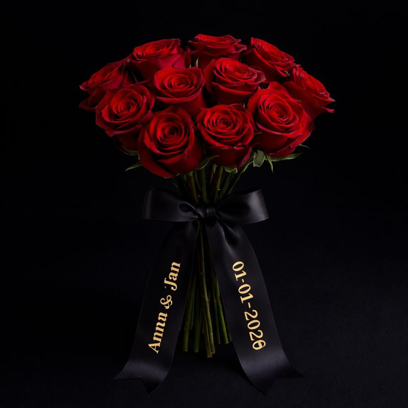 Pure Rozenboeket - Rood