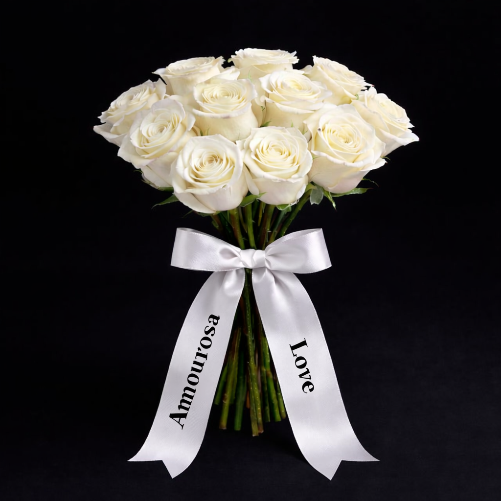 Pure Rozenboeket - Wit