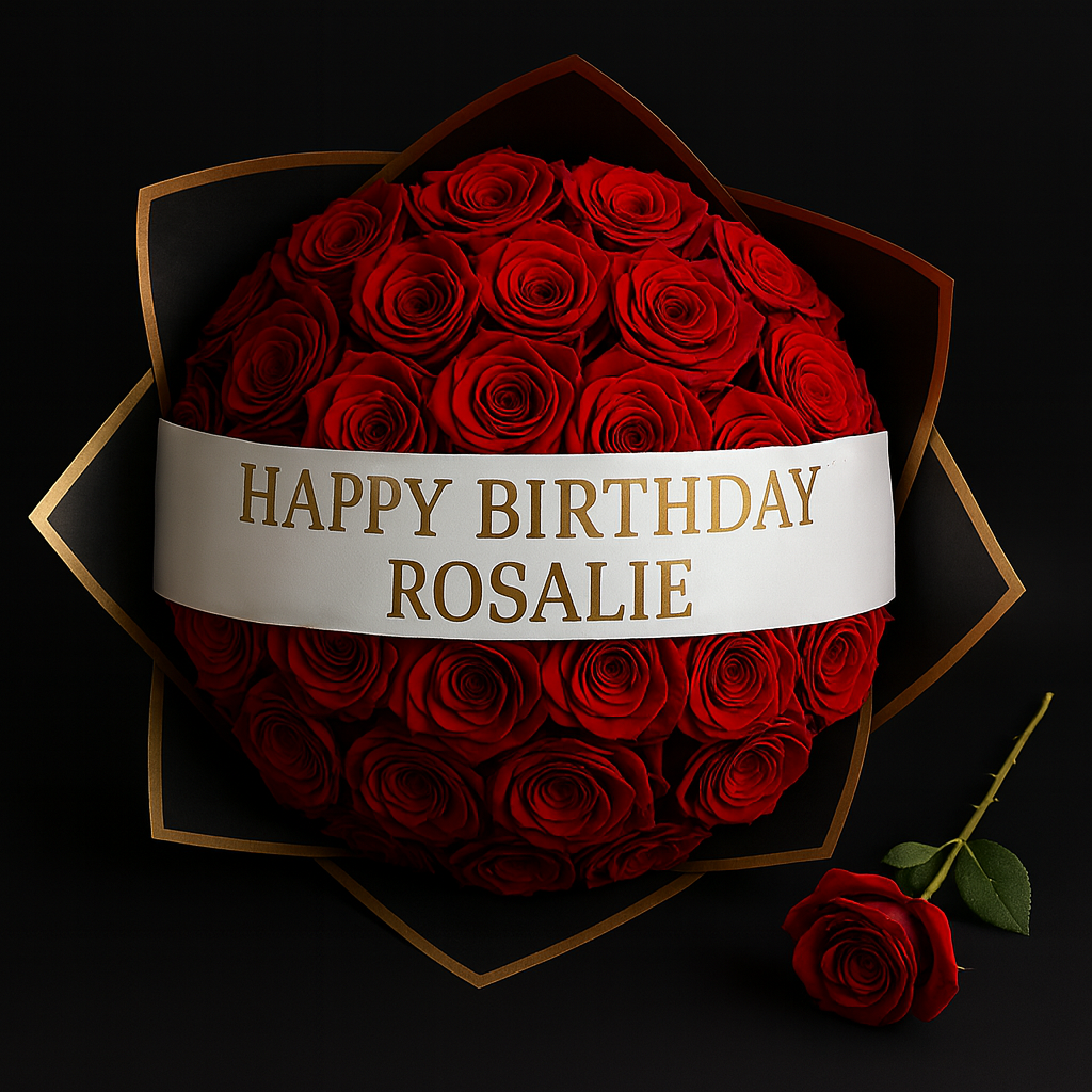 25 Rozen Boeket - Rood