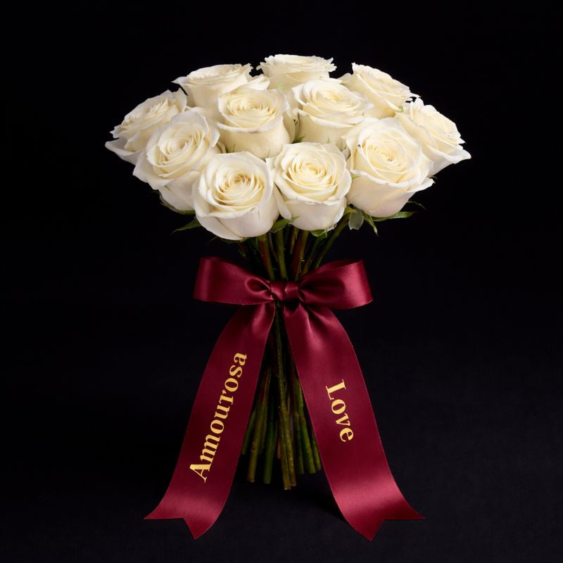 Pure Rozenboeket - Wit