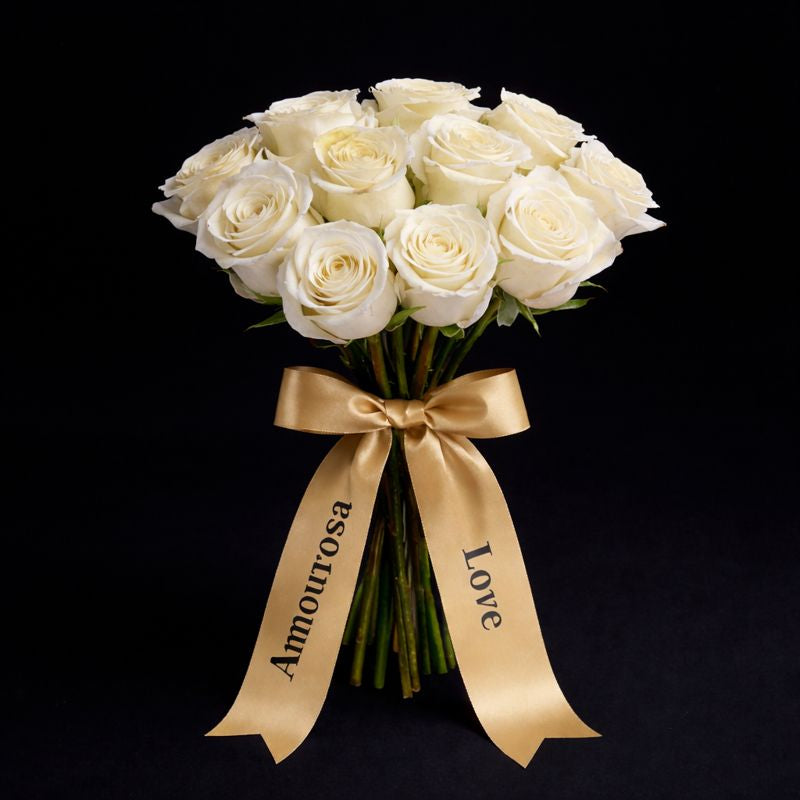 Pure Rozenboeket - Wit