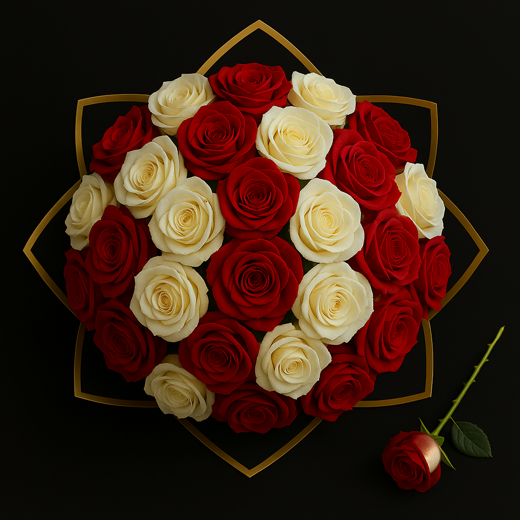 Eigen rozenboeket samenstellen