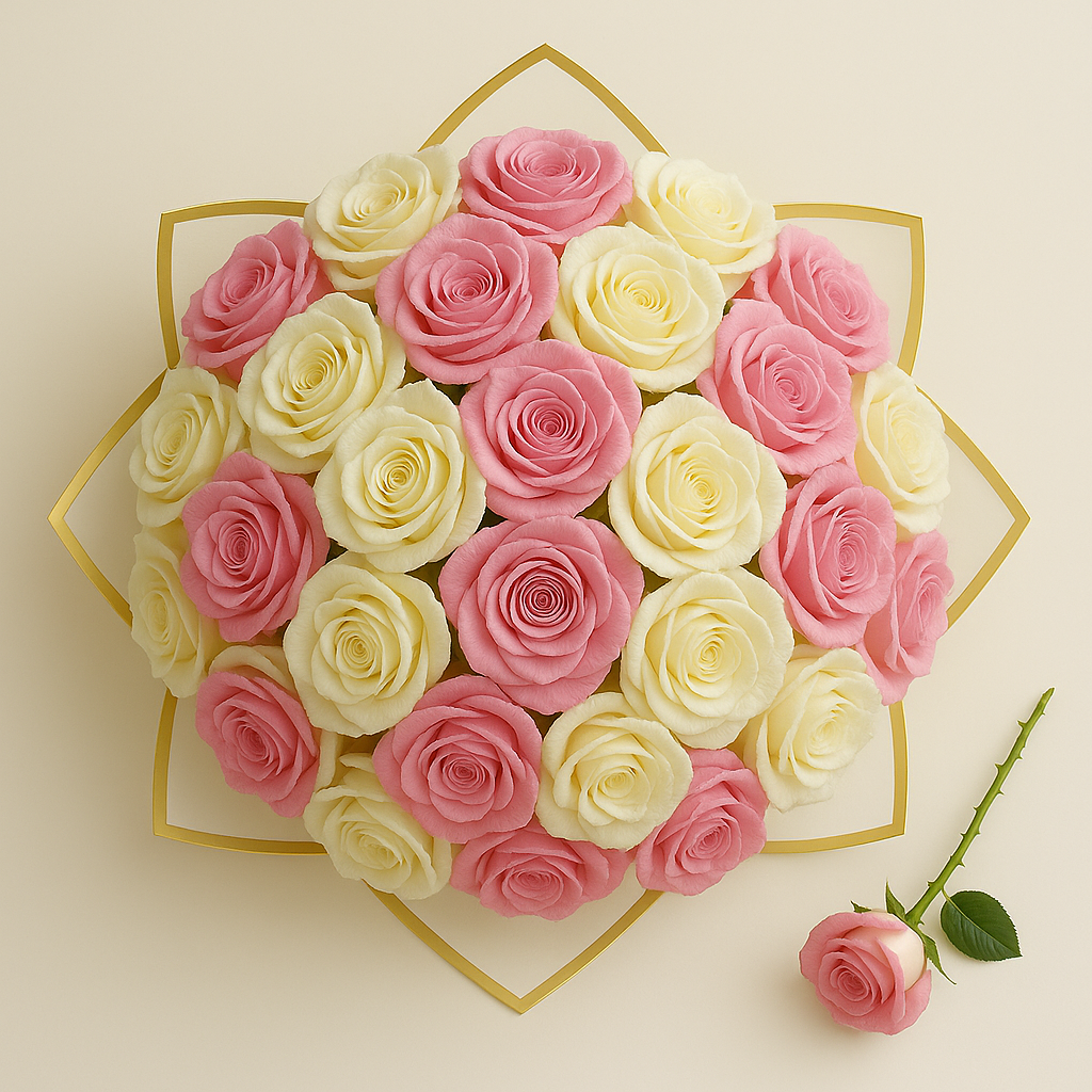 Eigen rozenboeket samenstellen